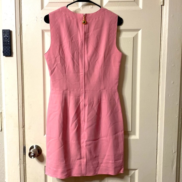 Dolce & Gabbana Pink Mini Sheath Sleeveless Dress With Back Zipper Vintage - Picture 3 of 8